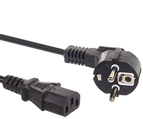 Maclean - Cable de alimentación para CPU Conector CEE7/7 Schuko/C13 Longitud 1,5m ó 3 Metros (3m)