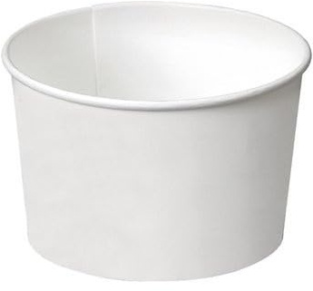 SDG COPPETTE BIANCHE CC 80 PER GELATO IN CARTONE BICCHIERI PER GELATERIA ICE CREME WHITE (PZ 252)