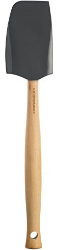 Le Creuset Craft Spatula, Medium, Silicone, Flint, 93010602444000