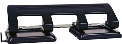 5 Etoiles 8036554 Perforateur avec 4 trous Capacité de 12 feuilles Noir