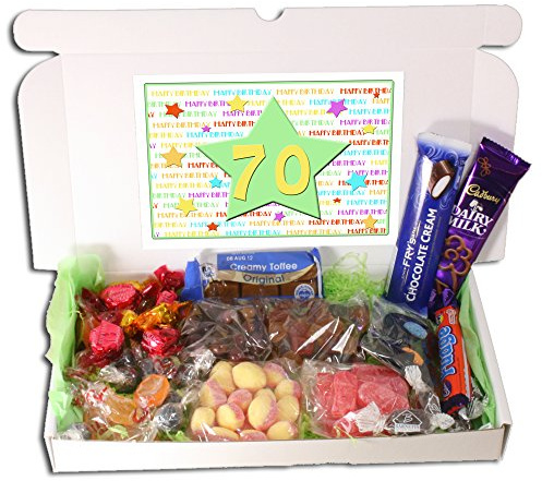 70th Birthday Sweets Gift Box