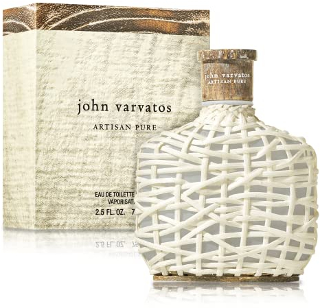 John Varvatos Artisan Pure - Eau de Toilette für Männer, holzig-frischer Duft nach spanischer Zitrone, klassischer Herrenduft in Designerflasche, 75 ml