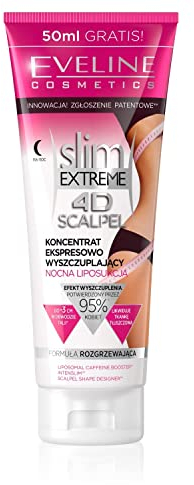 Eveline Cosmetics Slim Extreme 4D Scalpel Concentrate Express Slimming Night Liposuktion, 250 ml