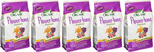 Espoma FT4 4-Pound Flower-Tone 3-4-5 Blossom Booster Plant Food,Multicolor 5 Pack