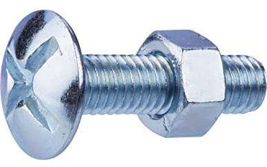 Boulon poêlier acier zingué - 5x20-150pces - Fixpro
