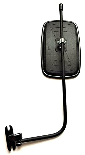 MelTruck Außenspiegel Rückspiegel 232x145mm ø10 E20 UNIVERSAL Spiegelhalter 180x155mm oder 170x410mm SET Traktor LKW Bagger E20 (1 Stück, 170x410mm Halter)
