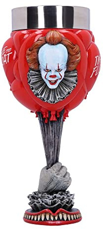 Nemesis Now Offiziell lizenzierter IT Chapter 2 Time to Float Kelch, Rot, 19,5 cm