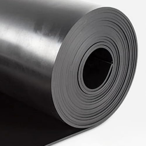 Mugar- Plancha de Goma de 3mm en Rollos de 1,40x15m o al Corte- Lámina de SBR de 3mm en Rollo Completo de 1,40x15 Metros o al Corte- 1,40 Metros de Ancho. (1,40x15 Metros)