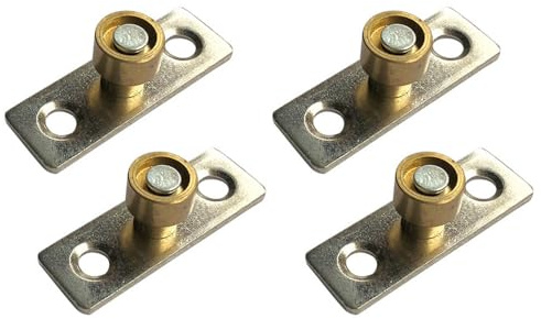 4-tlg. Schiebetürführung, 12 mm Durchmesser Locator-Anschlagführungsrad für Schranktürboden