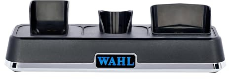 Wahl Power Station, USB-Ladegerät für Wahl-Grooming-Tools | USB-Ladestation für drei Wahl 5 Star-Geräte und ein USB-C-Gerät, sechs Lademöglichkeiten, wandbündiges Design
