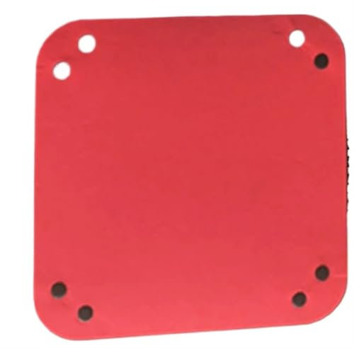 LYHYDMA Bunte Filzpads 9 Arten Farben Stoff Filz Klappbares quadratisches Würfeltablett Tragbare viereckige Würfelbox Brettspiele Würfelaufbewahrung 25 * 25 cm Zum Nähen, Patchwork(Red)