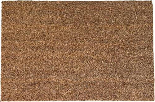 4All Door Mat 45x75cm – Natural Coco Coir Door Mats with Non-Slip Latex Back – Heavy Duty Door Mats Outdoor for Mud, Dirt & Moisture Control in Entryway, Garage, Garden or Patio (Pack of 1)