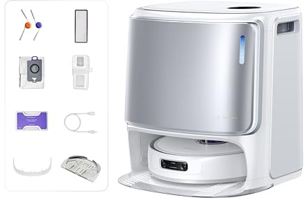 NARWAL Freo Z10 Ultra, Robot Aspirapolvere, Potenza di Aspirazione 18000 Pa, Estensione Mocio Dinamica, Sistema Anti-aggrovigliamento, Pulizia Intelligente con Separazione Umido e Secco