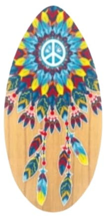 Harilla -Skimboard, Surfbrett, universelles, praktisches Leichtgewicht für Anfänger und Erwachsene, Skimboard, Bodyboard