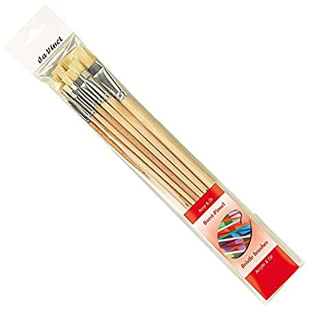 Da Vinci 5293 Serie Pinselset, Borsten, Rot/Transparent, 30 x 30 x 30 cm
