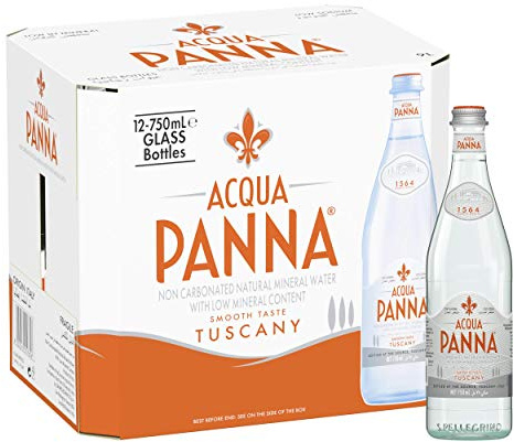 Acqua Panna Still Natural Mineral Water Glass 12x750ml
