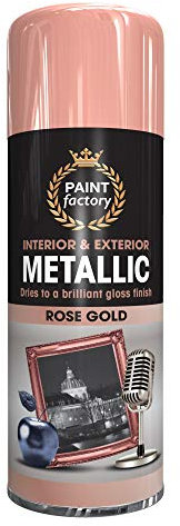 Paint Factory Metallic Paint Rose Gold, 400 ml