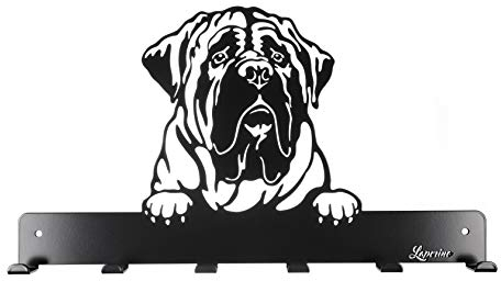Laperino Schicke und praktische Hundegarderobe * Mastiff * im Hundedesign XL 450mm Breit-Leinenhalter