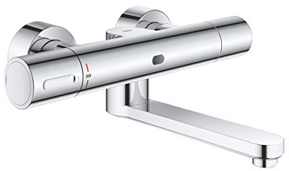 GROHE Eurosmart CE | Infrarot-Elektronik für Waschtisch-Wandarmatur mit Mischeinrichtung und Thermostat | chrom | 36455000