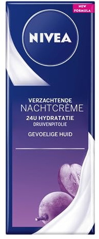 NIVEA Essentials Nattkräm Sensitive - Känslig hud - Ansiktsvård - 50 ML