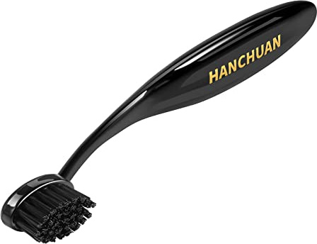 HANCHUAN Precision Styling Brush for Natural Hair - Portable Edge Control and Bristle Brush