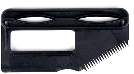 SURF LOGIC Unisex-Erwachsene Wax&fin-Tool, Zubehör, Black (schwarz), Einheitsgröße