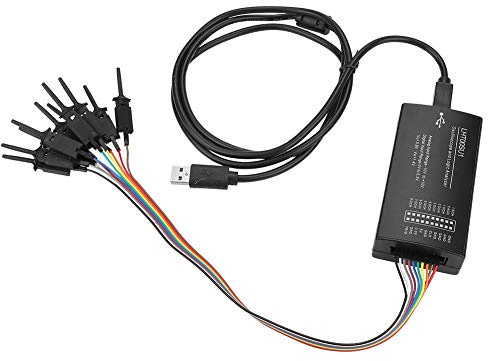 Oszilloskop USB-Logikanalysator, LHT00SU1 Virtuelles Oszilloskop, Logikanalysator, Multifunktions-Signalgenerator, 8-Kanal-Logikanalysator