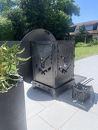 Feuerplattengrill Holzkohlengrill Schaschlik
