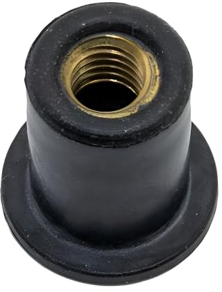 Aprilia Gummipuffer mit Gewinde für Windschild kompatibel mit SR 50 R LC | Lieferanzahl 1 Stk. kompatibel mit Aprilia SR 50 Street LC Wasser Piaggio-Motor, Aprilia SR 125 2-Takt