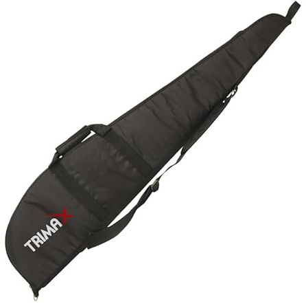 TRIMAX Funda Negra para carabinas, Rifles, escopetas y Armas largas en General con Hueco para Visor. Longitud: 125 cm.…