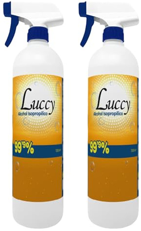 LUCCY Alcohol Isopropílico 99,9% Spray 2 Litros - Isopropanol Puro - Limpieza de Superficies, Componentes Electrónicos, Objetivos, Pantallas, Impresión 3D | Isopropanol Puro - Limpieza de Superficies, Componentes Electrónicos, Objetivos, Pantallas, Impresión 3D