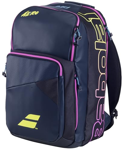 Babolat Pure Aero Rafa Tennisrucksack (Dunkelmarine/Gelb/Pink)