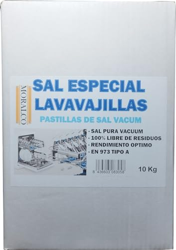 Sal Para Lavavajillas Vacuum Pastillas 10 Kg (1 Unidad)