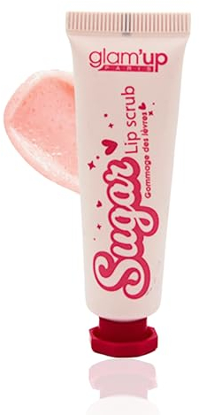 Glam'Up Paris - Cura per lo zucchero e le labbra esfolianti e idratanti - Lip Scrub - Scrub allo zucchero per le labbra - Elimina la pelle morta