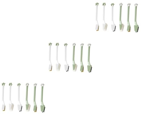 Alipis 18pcs Multi-function Stove Cleaning Brush and Reusable Kitchen Tools for Stovetop Cleaning Includes and Brushes for Stubborn Stains