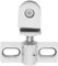 Uonlytech 1 Set Cerniera Per Porta Doccia Cerniera a Bilico Per Porta in Cerniere Piccole Clip Per Porta in Cerniera Per Porta in in Metallo Silver Acciaio Inossidabile
