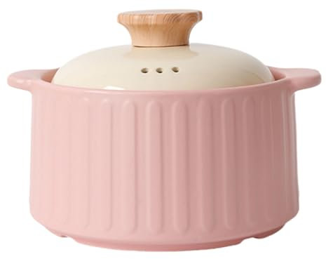 Peakjune Tazón para Servir Sopa de Porcelana con Tapas,Sopera de Cerámica con Tapas,Sopera con Tazones,para Restaurante,hogar,Cocina,decoración,Olla de Sopa.