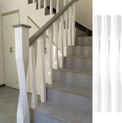 Palo per ringhiera per scale in legno - Mandrini per balaustre per interni per ristrutturazione scale