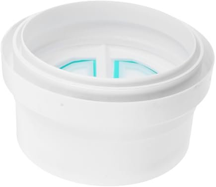 DECOMELODY Válvula de Retención para Campana Extractora de Pvc Reducción de Ruido para Ventilación de Cocina en Color Blanco