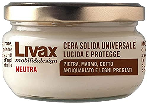 Nuncas Livax Mobili&Design - Cera Solida Neutra Legni - 150 ml
