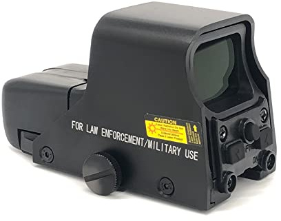Minidiva® 551 Holographic Sight Red Green Point Visier/Dot Sight Scope, 10 Levels Brightness, Fits Any 20mm Rail