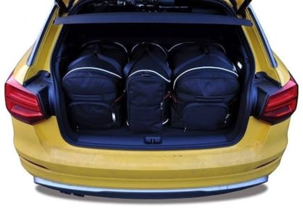 KJUST Dedizierte Kofferraumtaschen 3 stk kompatibel mit AUDI Q2 I (GA) 2016+