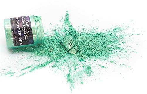 KandyDip Effektpigment Radioactive Green COLORSHIFT Pearl Perlglanz Metallic Farbpulver Pigment für Epoxidharz Autolack Sprühfolie Pigmente Aquarell Seife Powder (25 Gramm)