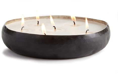 Napa Home & Garden Oudh Noir 6-Wick Candle Tray Black