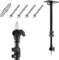 Selens Fotografie Wandmontage Ausleger Arm, 35-55cm, Wand Deckenmontage Boom Arm Einstellbare Länge mit 3/8 1/4 Gewinde Universal Adapter für Foto Videoleuchten, Regenschirme, Reflektoren