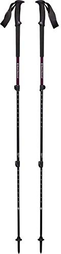 Black Diamond Trail Back Trek Poles Bâtons de randonnée Mixte Adulte, Rouge (Mulberry), 63-140 cm