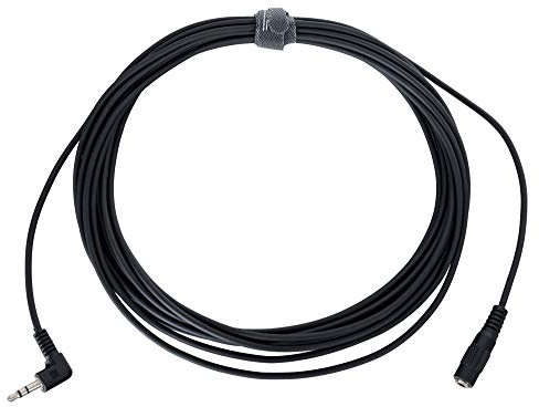 Pronomic JFJS-6 Verlängerungskabel - Universelles Audiokabel - 3,5 mm Stereo Winkel-Klinkenstecker ⇒ 3,5 mm Stereo Klinkenbuchse - Verlängerungskabel für z.B. Kopfhörer - Länge: 6 m - Schwarz