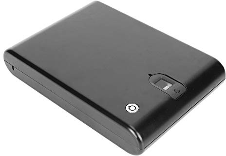 120 Fingerabdrücke Schmuck Aufbewahrungsbox Sicherheitsbox mit optischem Fingerabdrucksensor für sichere Schmuckaufbewahrung 275 x 190 x 50 mm