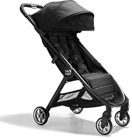 Baby Jogger City Tour 2 Reisebuggy | Kleiner, leichter und kompakter Buggy mit Einhandfalt | Pitch Black (Schwarz)