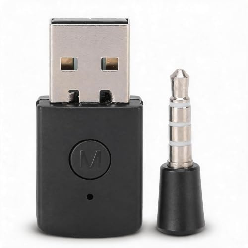 Mini Bluetooth Receiver, Wireless Bluetooth USB Dongle, Bluetooth Transmitter Gamepad, Mini Bluetooth USB Adapter for Bluetooth Audio Devices